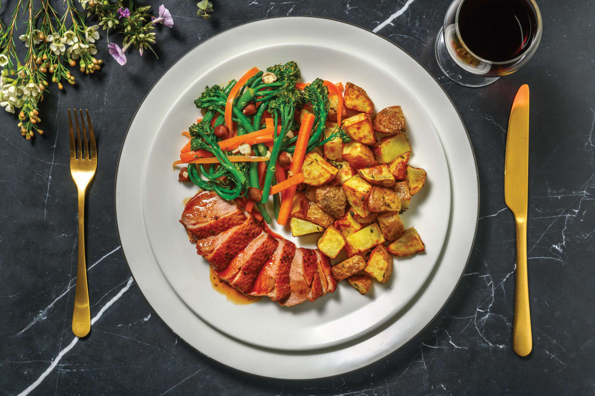 Roast Duck & Peppercorn Gravy Recipe | HelloFresh