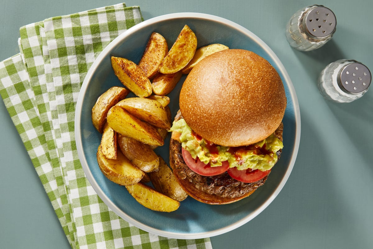 Rockin’ Guac’in Pork Burgers