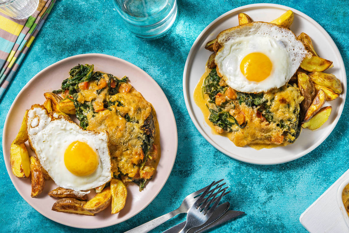 Gratin crémeux d'épinards