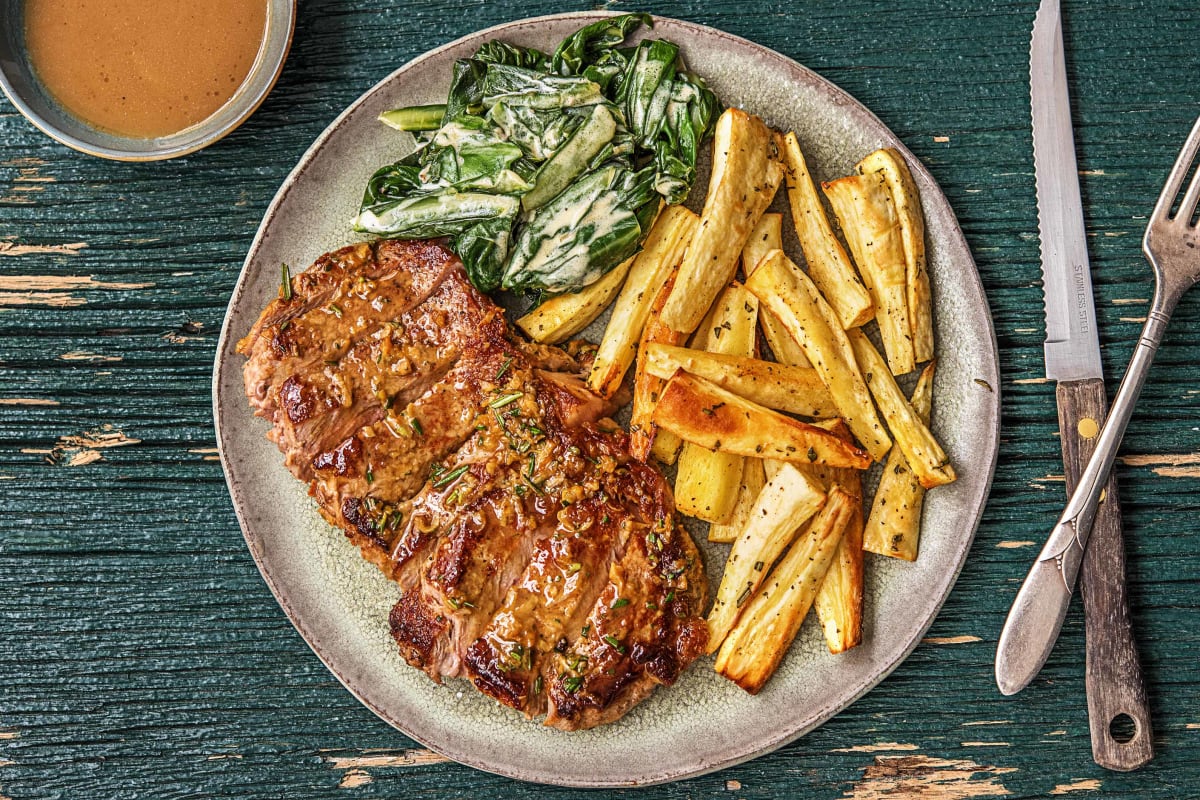 Rosemary and Butter-Basted Steak