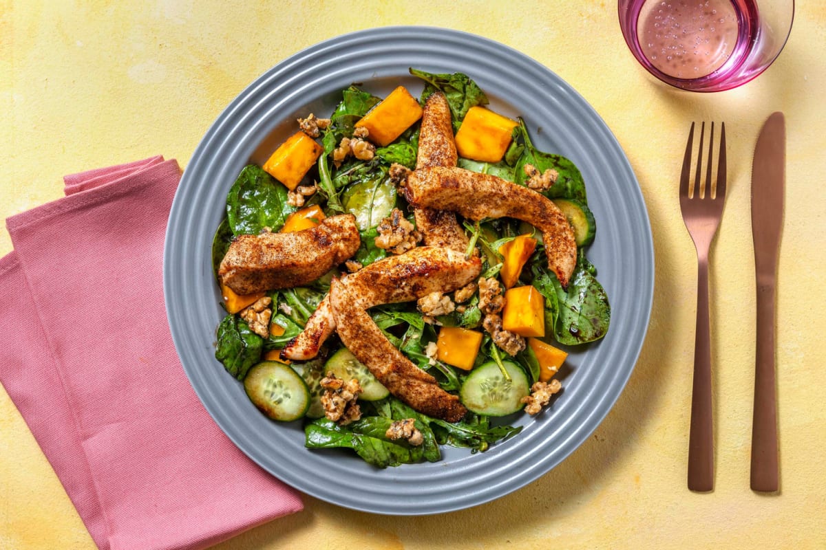 Montreal-Spiced Chicken and Mango Salad