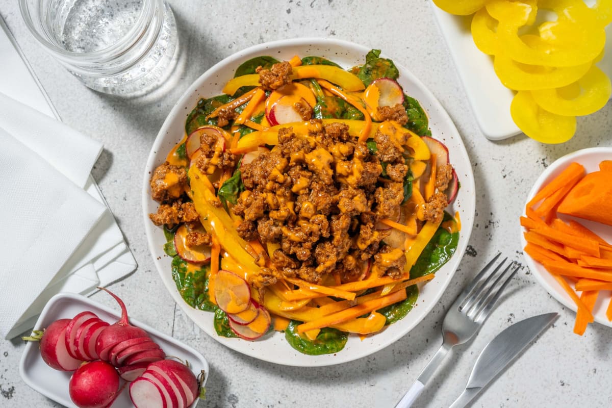 Smart Korean-Inspired Pork Salad