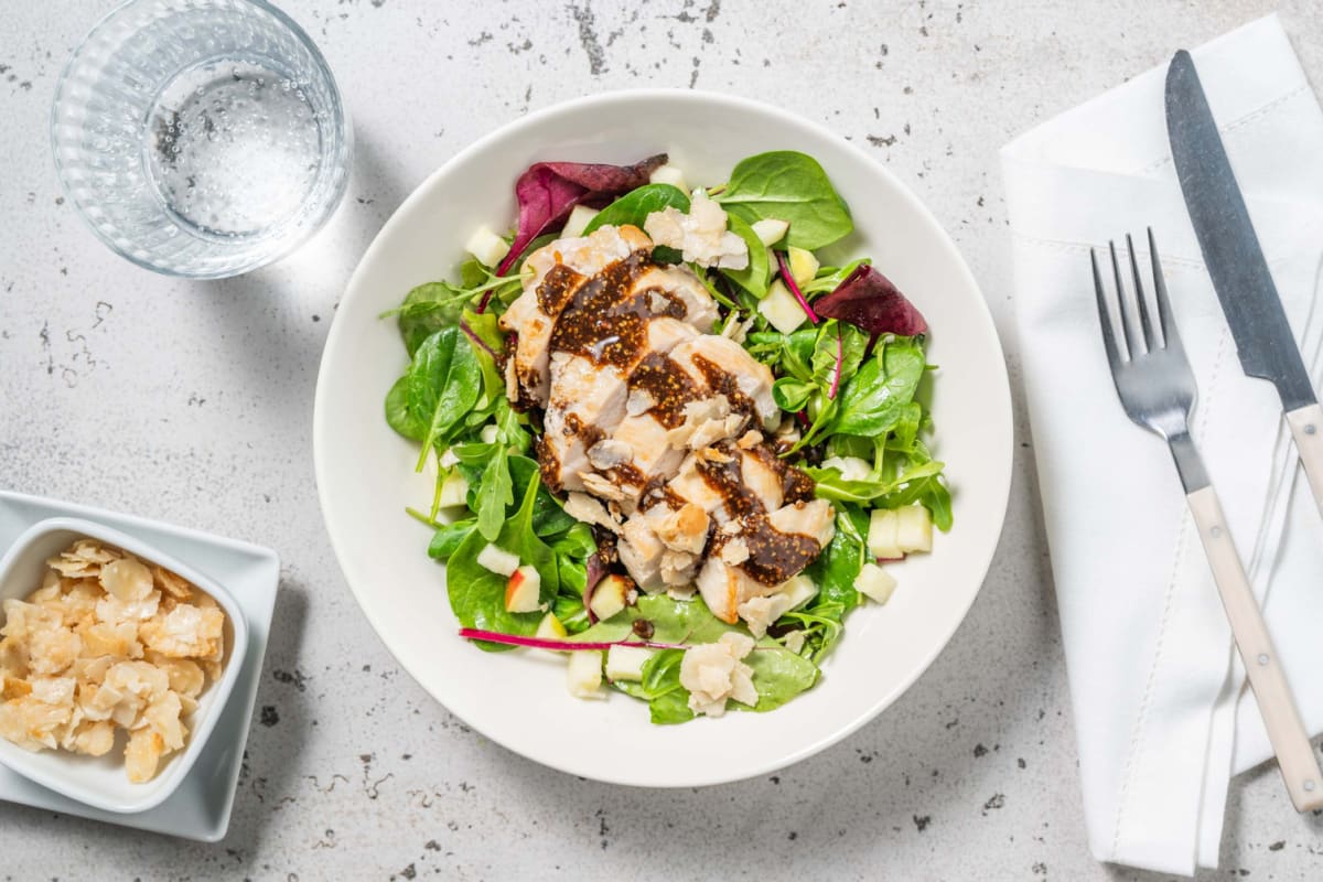 Salade de tofu à la vinaigrette de bleuets