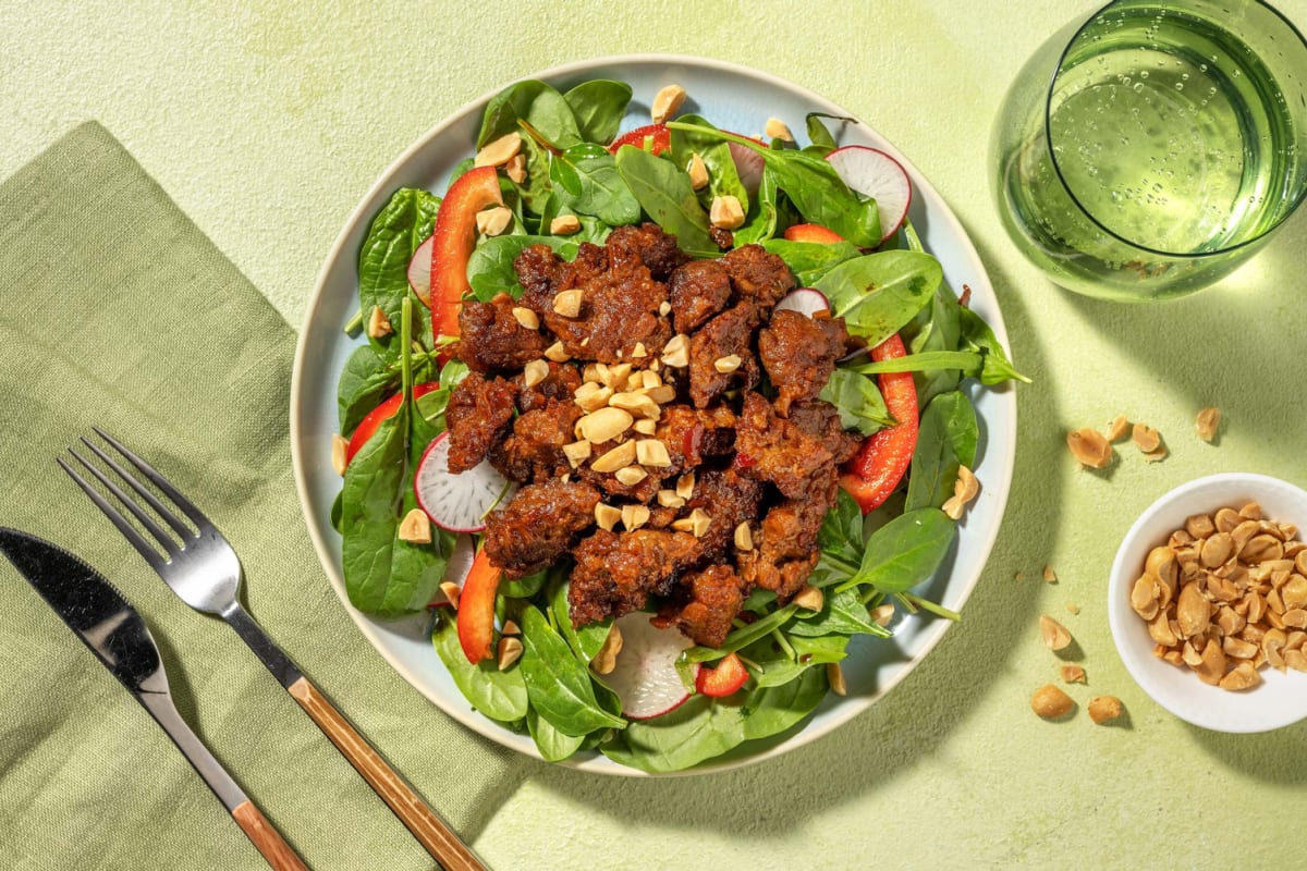 Salade style asiatique au sésame et au soja