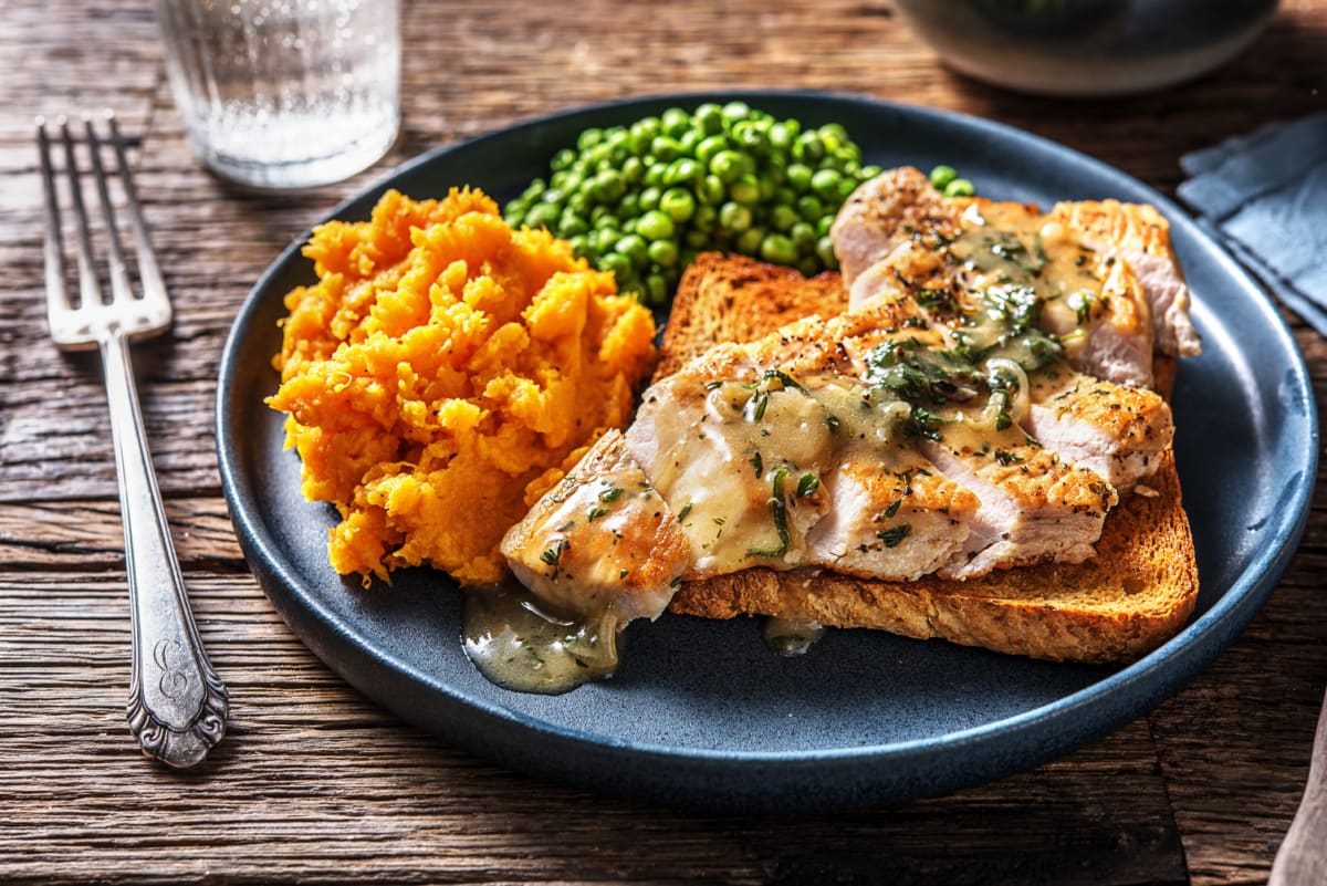 Hot Open Faced Turkey Sandwich With Sage Gravy Recipe Hellofresh