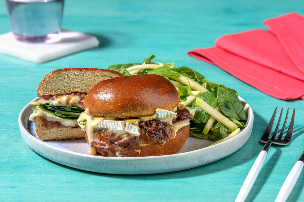 Brie and Caramelized Onion Sandwiches Recipe HelloFresh