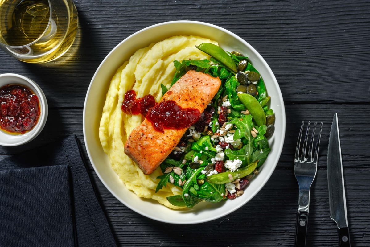 Cranberry-Glazed Salmon