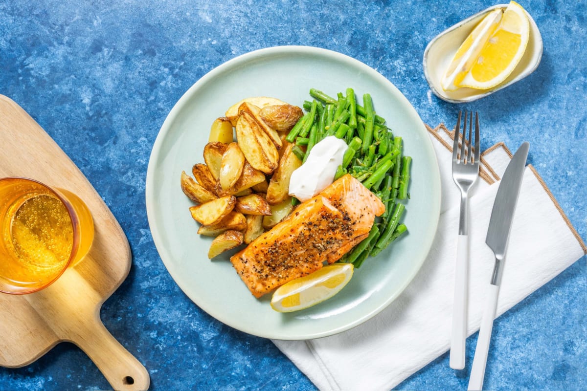 Pan-Seared Greek-Style Salmon