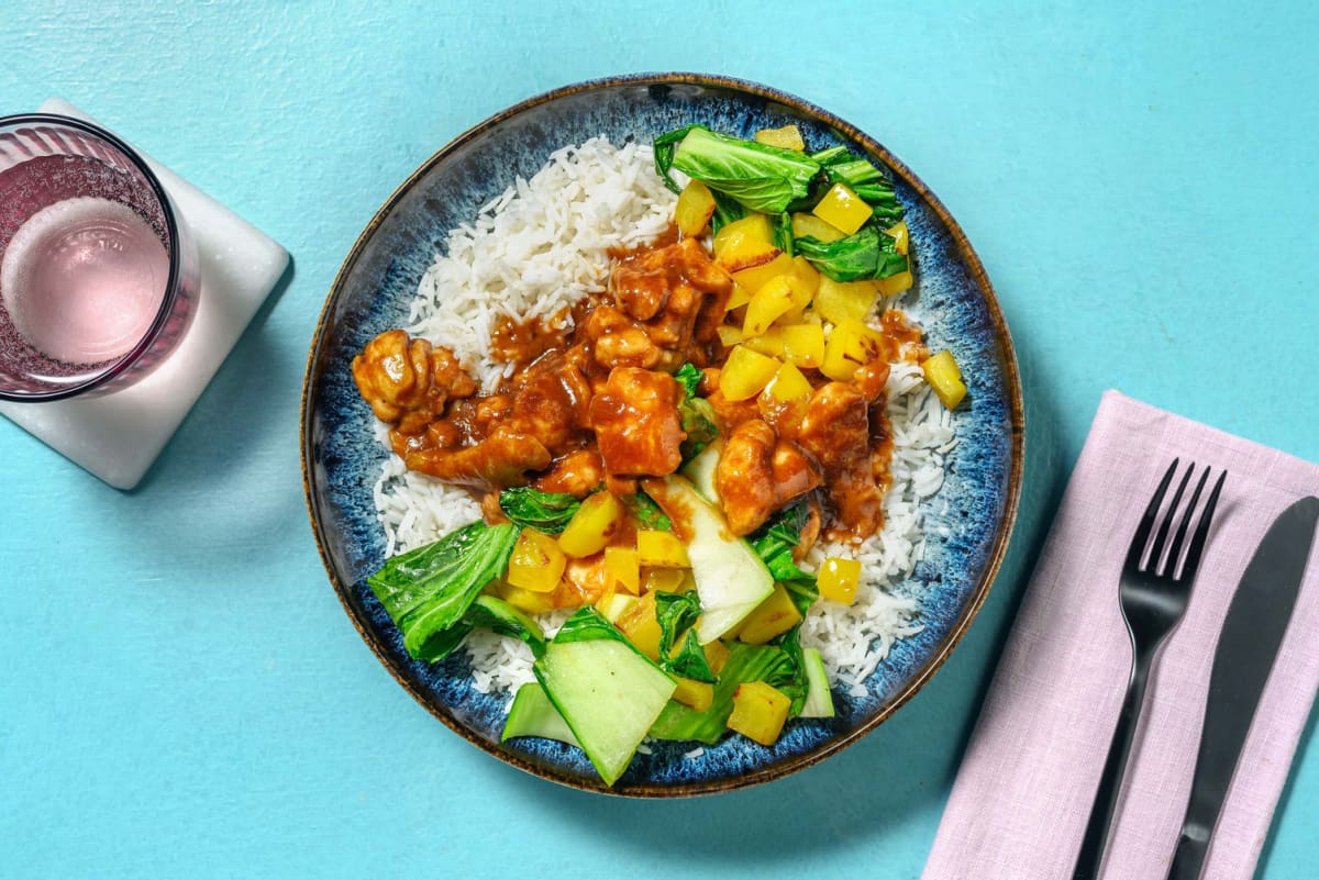 Sauté de filets de poulet aux arachides et à la sauce hoisin