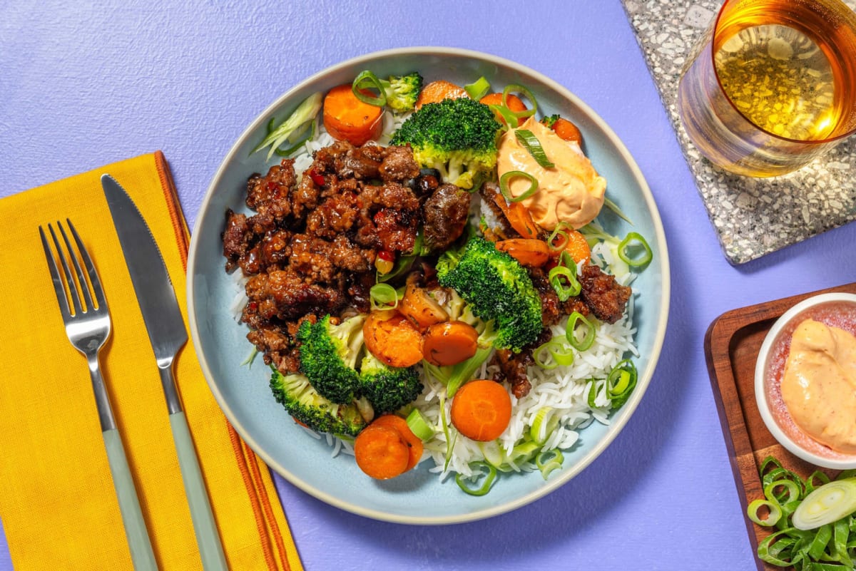 Savoury Beef Bowls