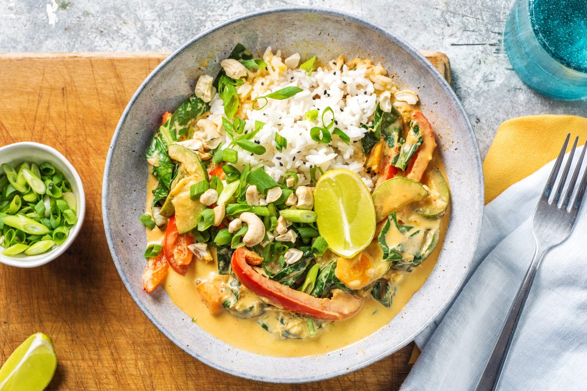 Scharfes Thai-Curry mit Baby Pak Choi