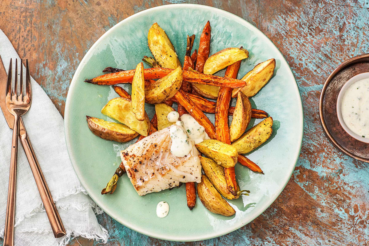 Filet D Eglefin Et Sauce A La Ciboulette Recette Hellofresh