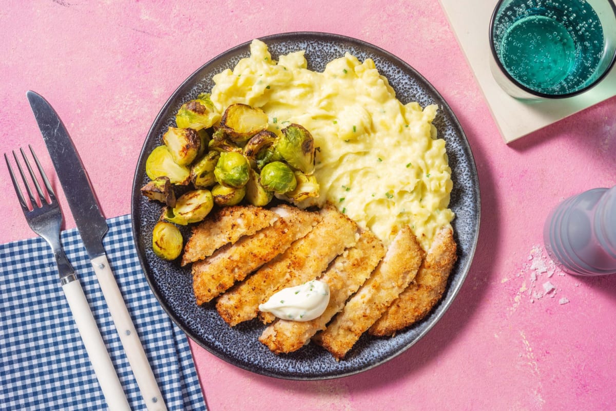 Pork Schnitzel and Aioli Recipe | HelloFresh