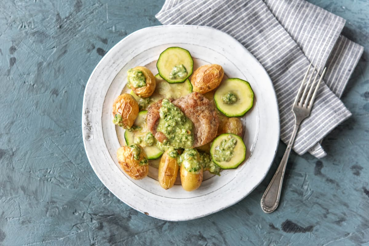 Schweinefilet mit Ofenkartoffeln