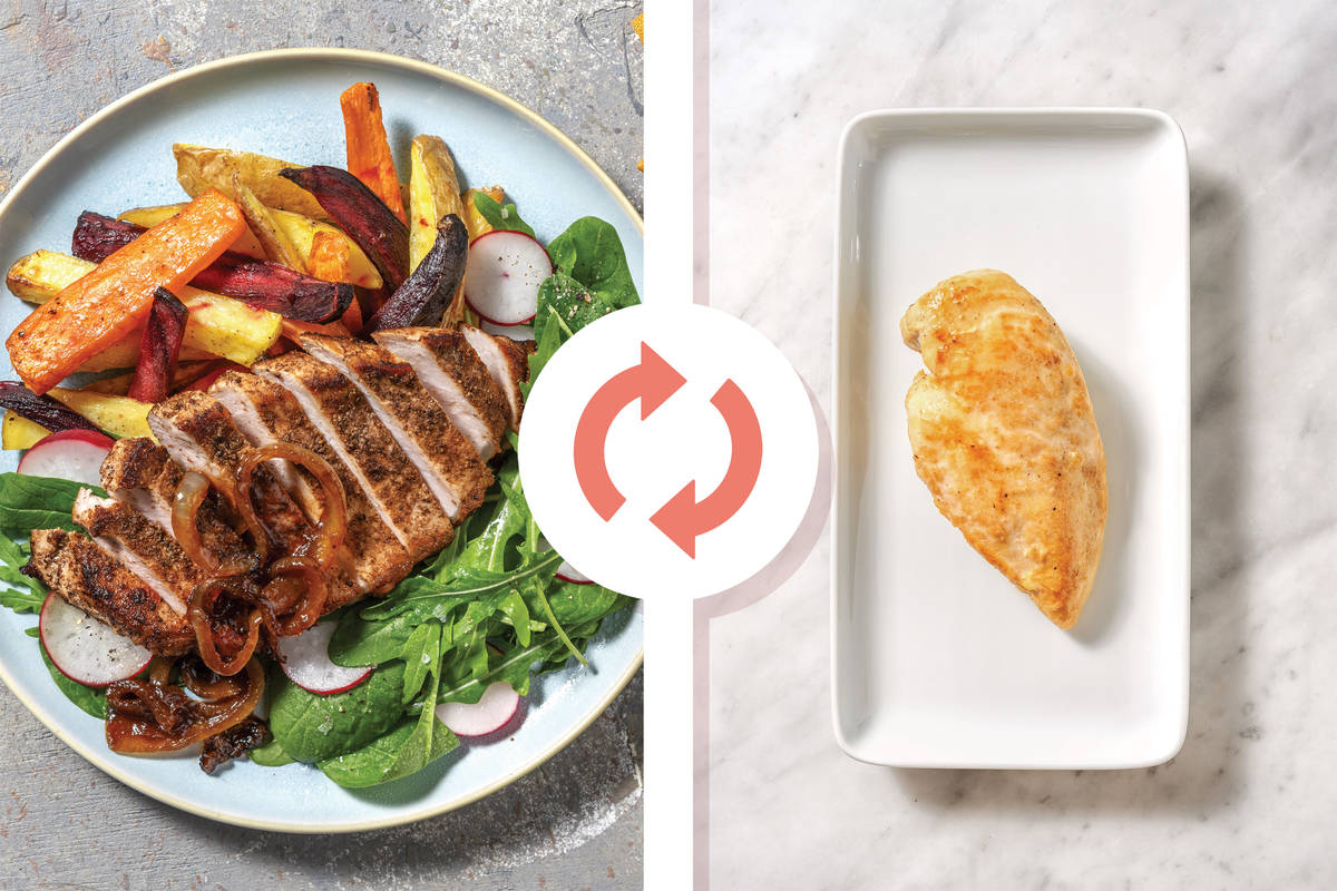 Seared Chicken & Caramelised Onion Sauce Recipe HelloFresh