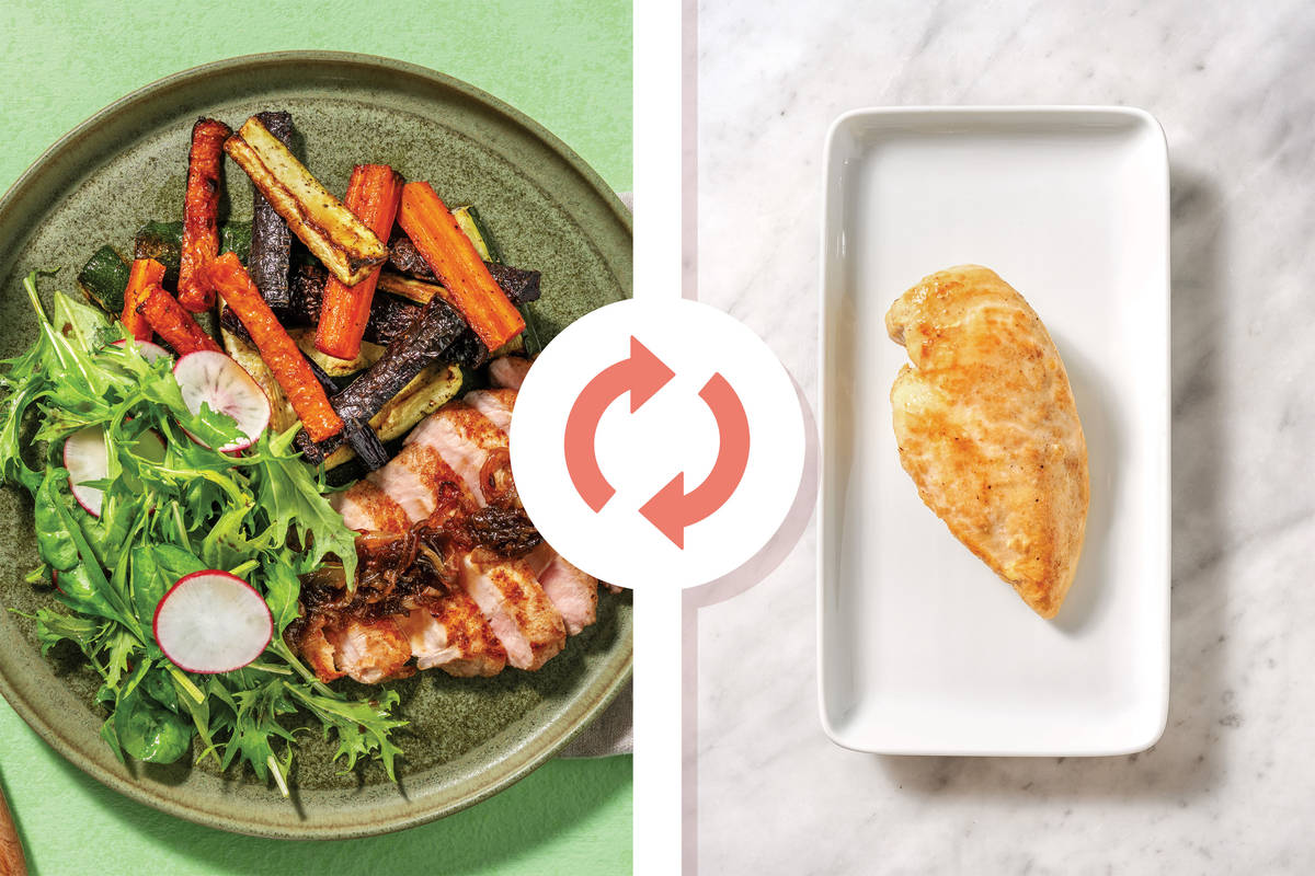 Seared Chicken & Caramelised Onion Sauce Recipe HelloFresh