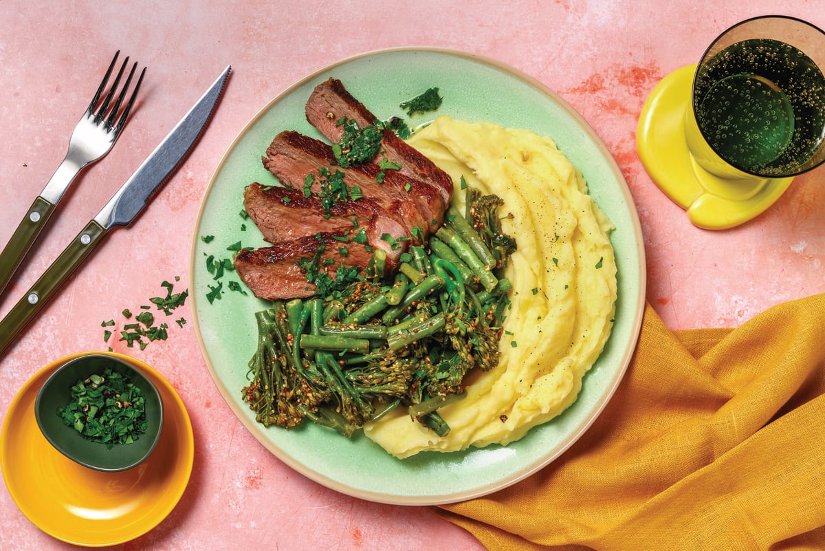 Seared Beef Rump & Baby Broccoli