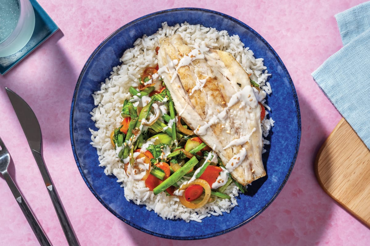 Japanese-Style Barramundi & Veggies