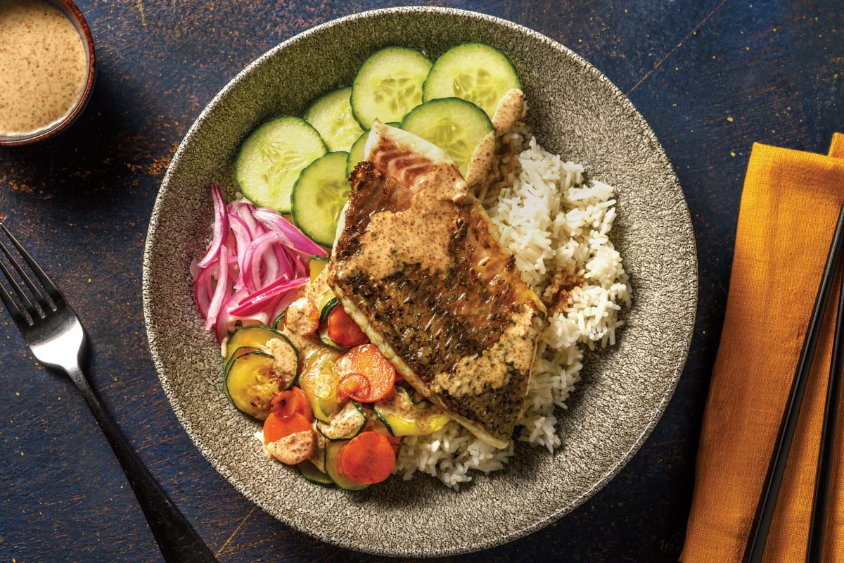 Japanese-Style Barramundi Bowl