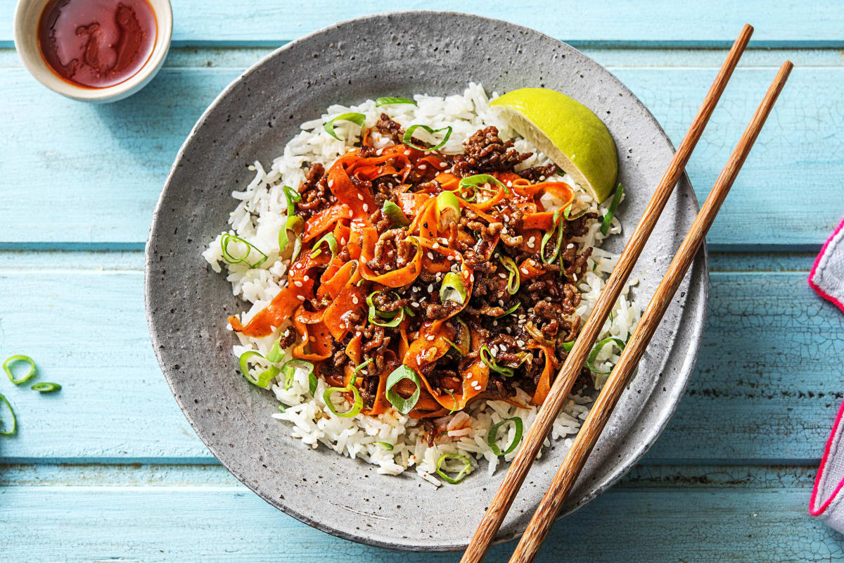 Sesame Sriracha Beef Stir-Fry