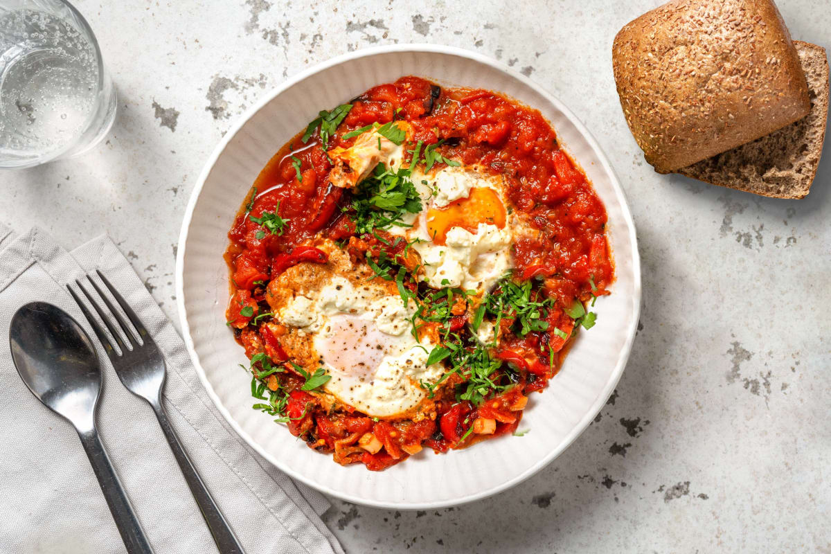 Shakshuka met verse geitenkaas