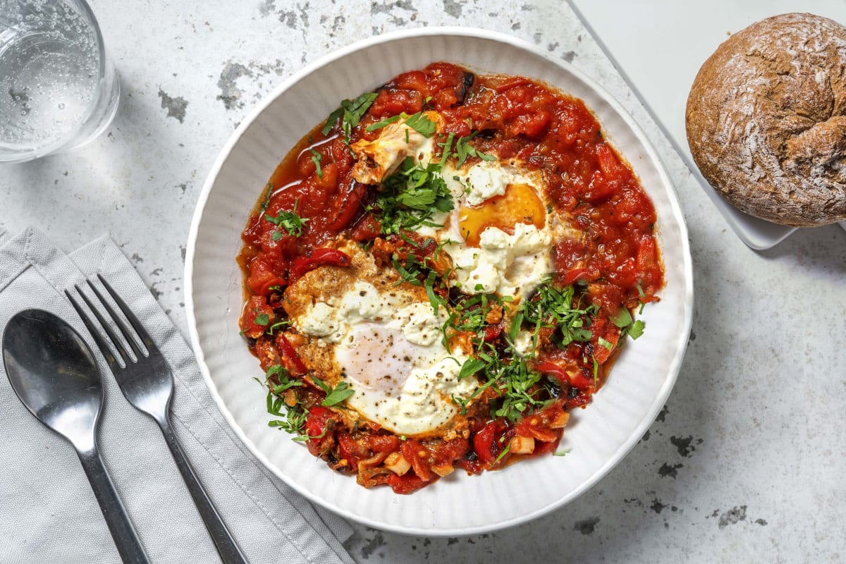 Shakshuka met verse geitenkaas