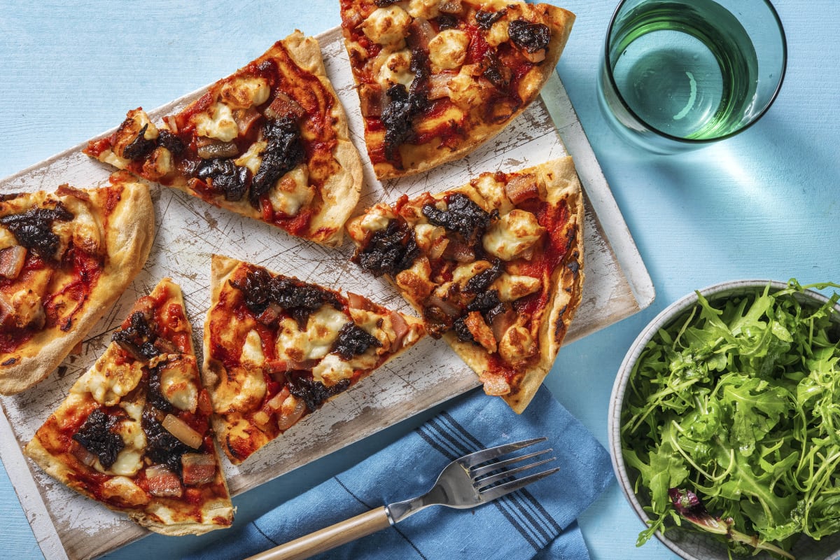 Showstopping Smoky Bacon & Onion Pizza