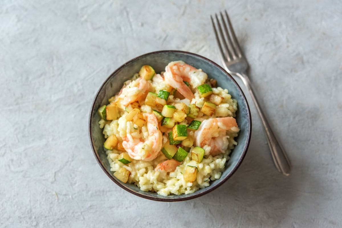 Lemony Shrimp Risotto