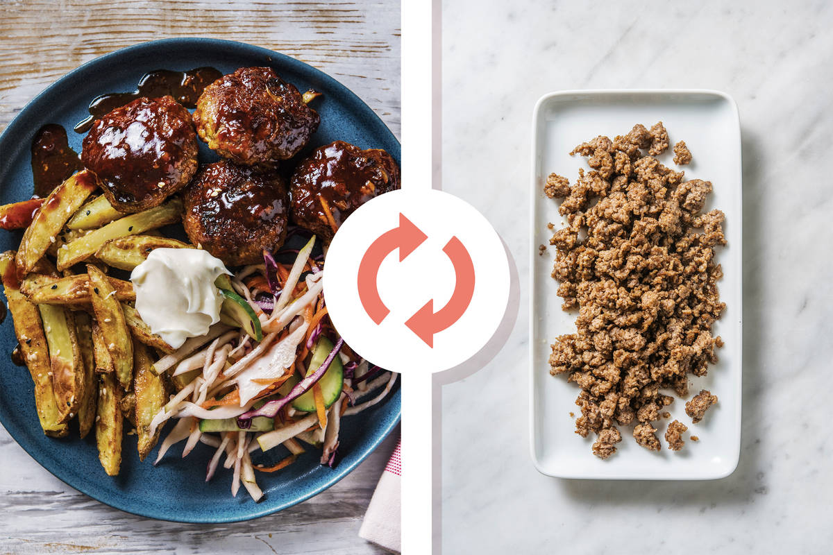 SichuanGlazed Beef Rissoles Recipe HelloFresh