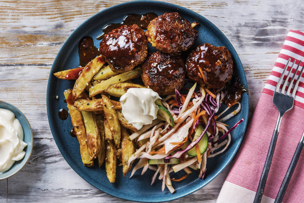 Sichuan-Glazed Pork Rissoles