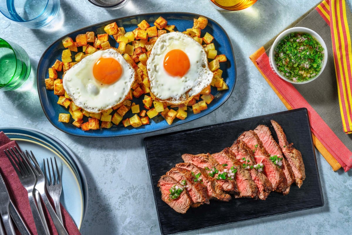 Skillet Steak 'n' Eggs