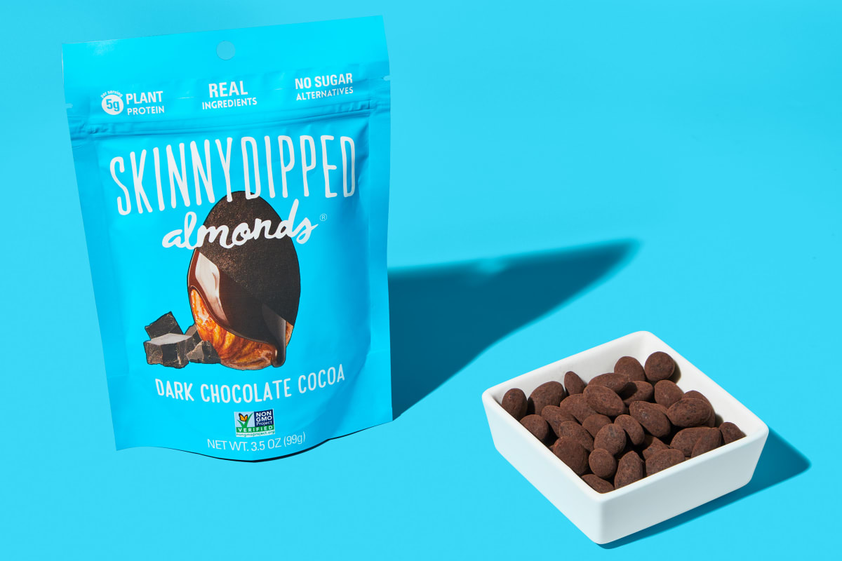 SkinnyDipped Dark Chocolate Cocoa Almonds