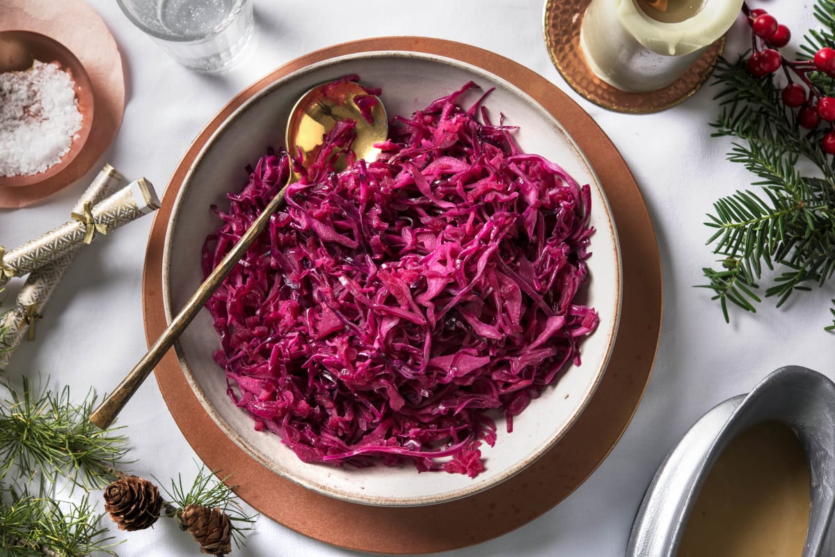Slow Cooked Spiced Red Cabbage