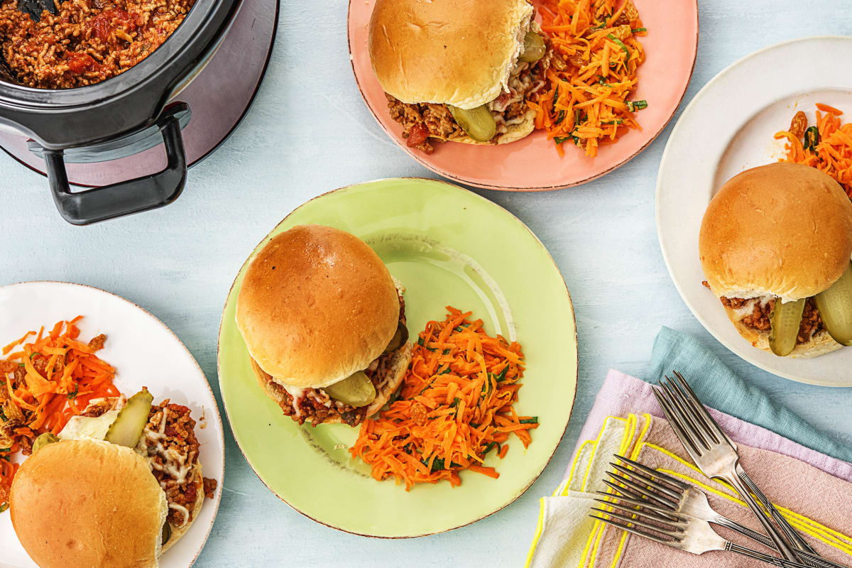 Slow-Cooker Chipotle Pork Sloppy Joes