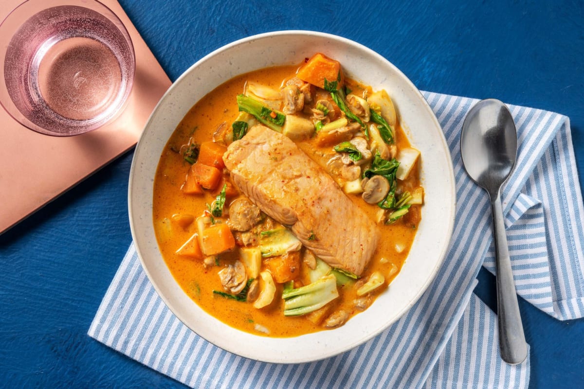 Smart Coconut Salmon Soup