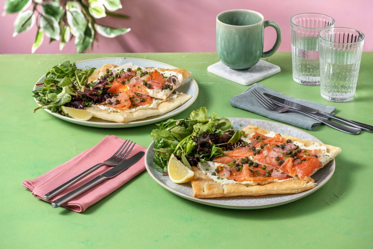 Smoked Salmon Brunch Tart