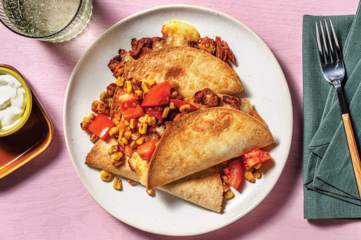 Smokey BBQ Pork Quesadillas Recipe | HelloFresh