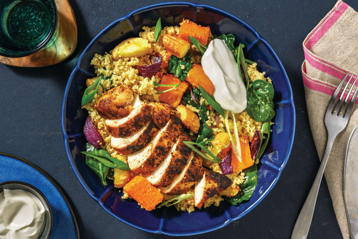 Spiced Chicken & Roast Veggie Couscous Recipe HelloFresh