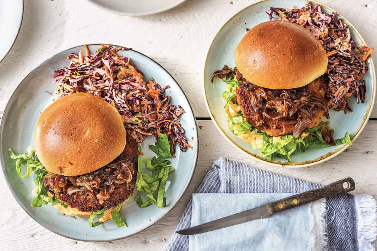 Smokey Pork Burgers