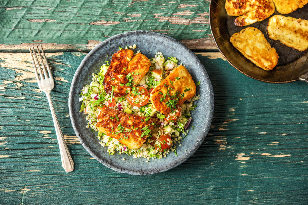 Smoky Pan-Fried Halloumi