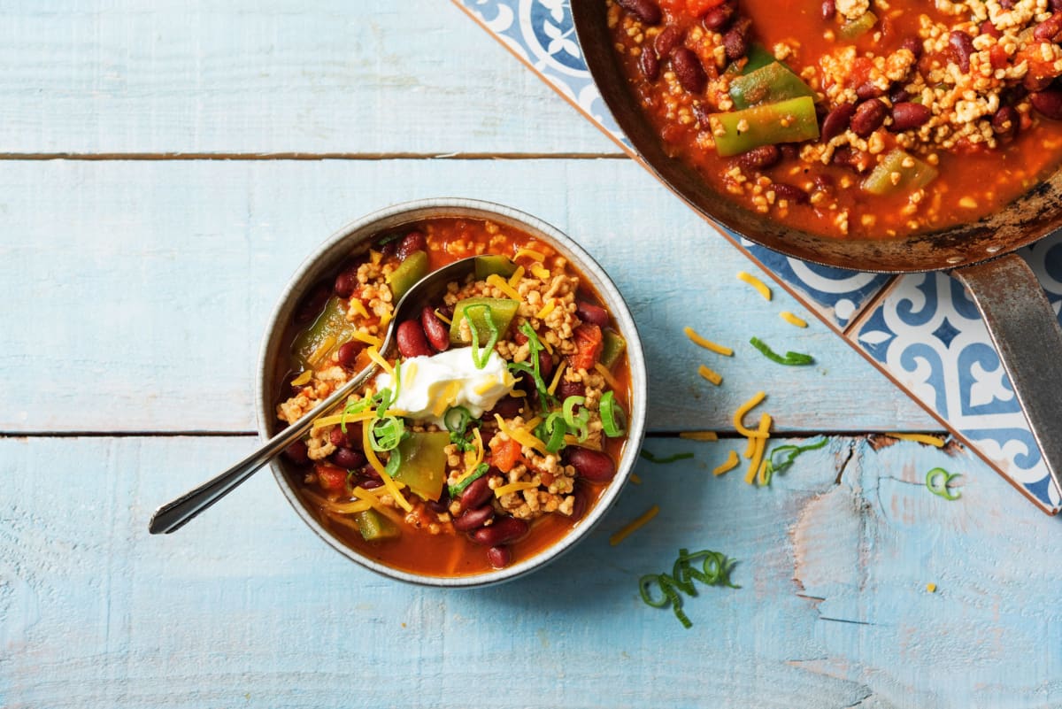 One-Pan Hearty Pork Chili