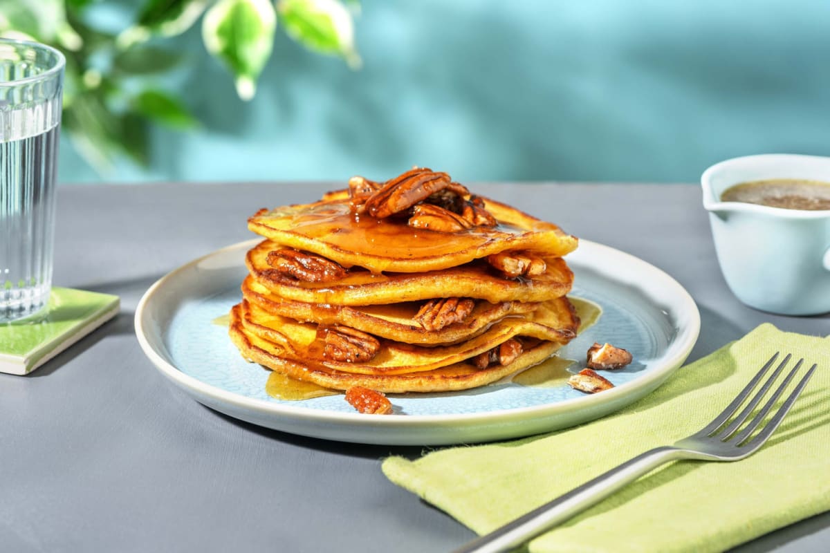 Soft and Fluffy Pumpkin Pancakes