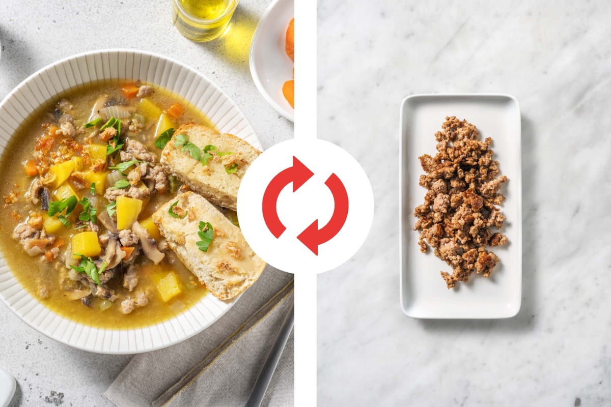 Carb Smart Turkey and Mushroom Soup