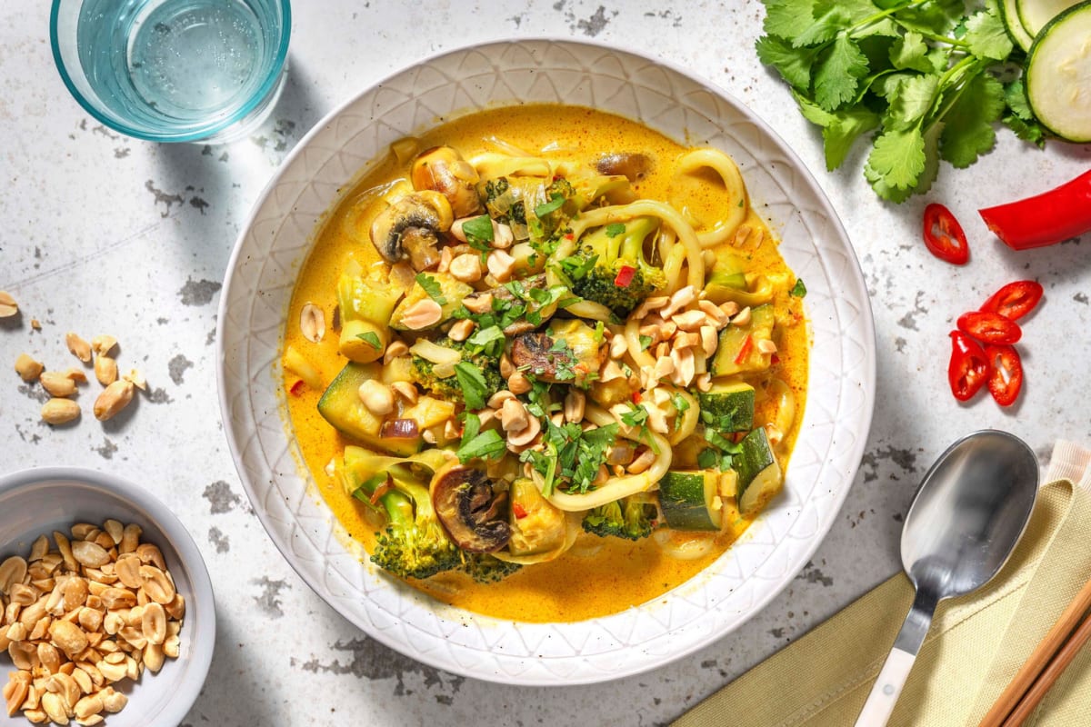 Soupe De Nouilles Au Curry Et Lait De Coco Recette Hellofresh