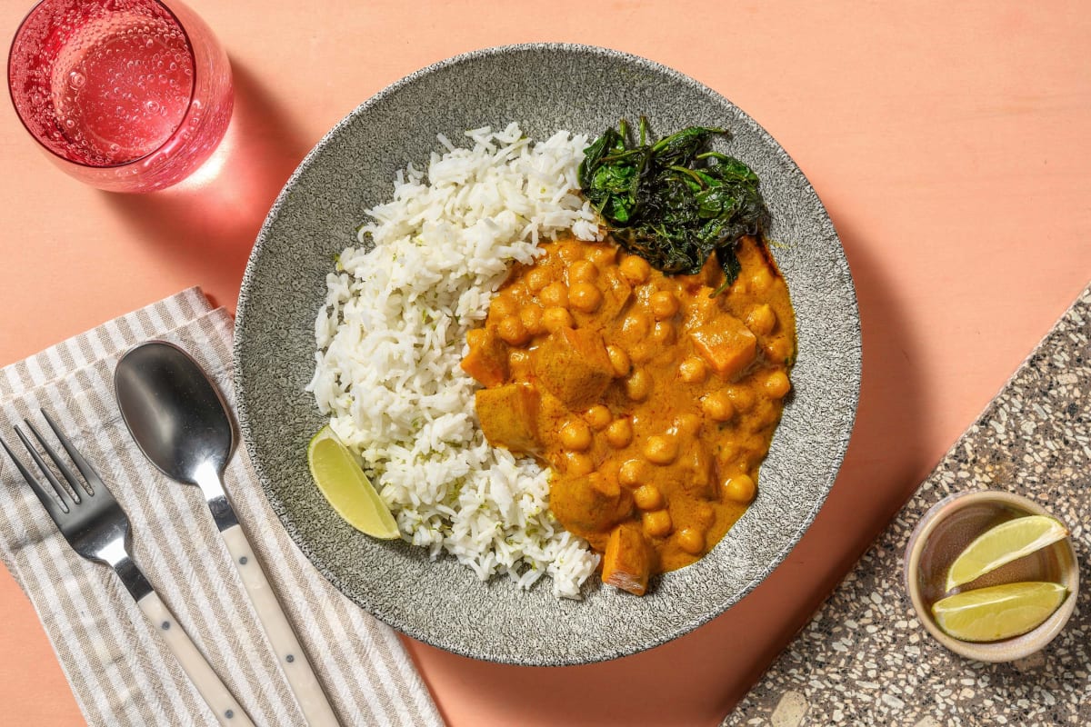 South East Asian Inspired Chickpea Curry