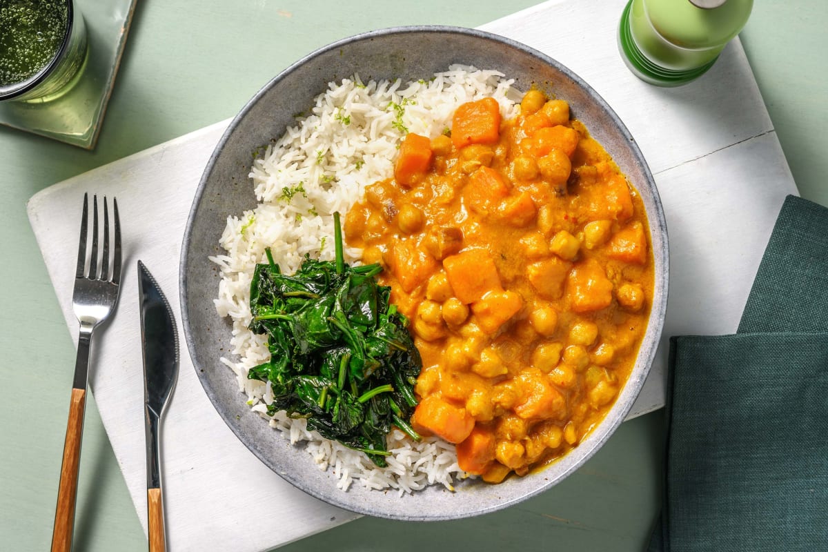 South East Asian Inspired Chickpea Curry