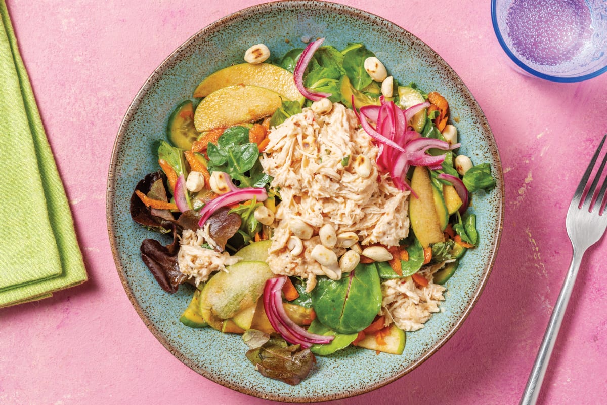 Quick Southeast Asian-Style Chicken Salad