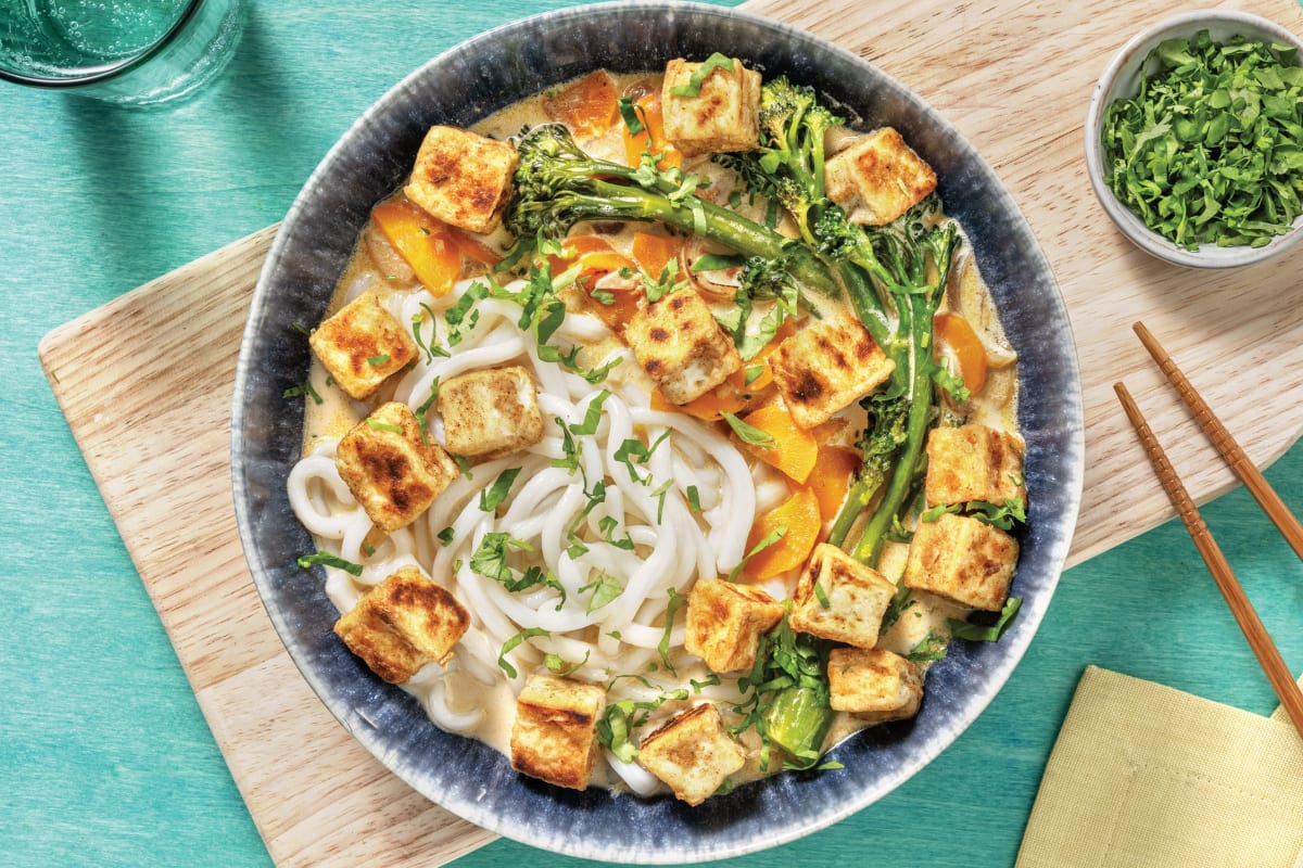 Southeast Asian-Style Tofu Noodle Soup