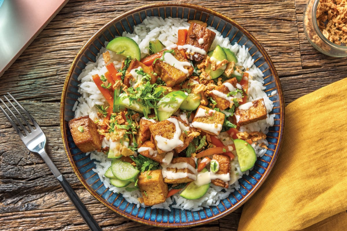 Southeast Asian Tofu Bowl