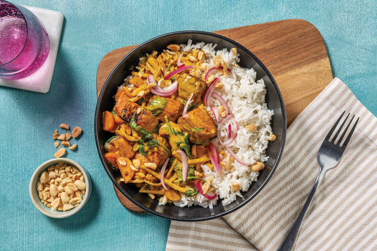 Curry Night Southeast Asian Tofu Curry Recipe HelloFresh